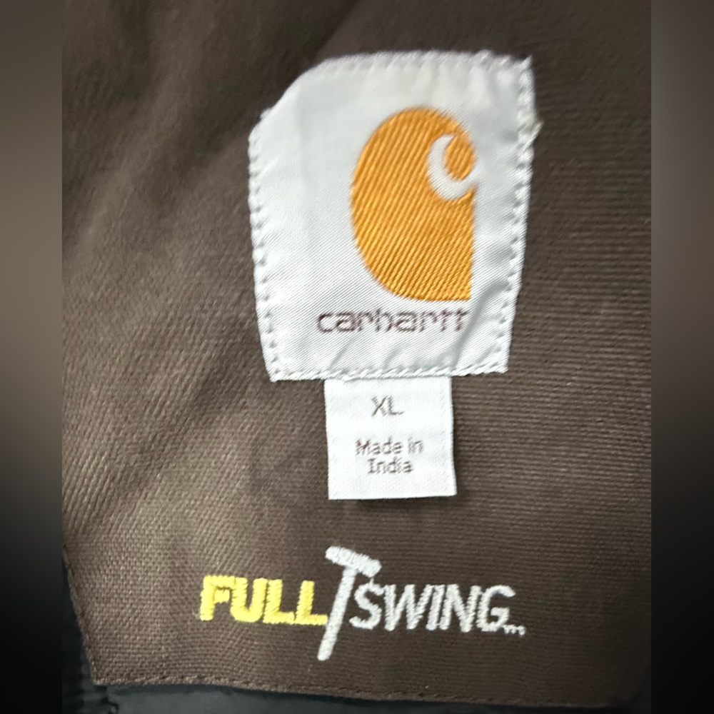Carhartt Men's Full Swing Armstrong Traditional Field Jacket Coat Brown Men’s - Picture 9 of 13